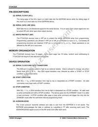 FT24C02A-UNR-T Datasheet Page 4