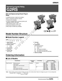 G2R-2-SND-DC24 Datasheet Page 3