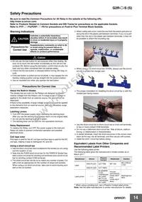 G2R-2-SNI AC240(S) Datasheet Page 14