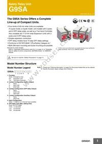 G9SA-321-T15 AC100-240 Datasheet Cover