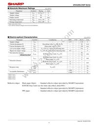 GP2A200LCSCF Datasheet Page 4