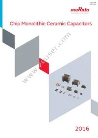 GRM0225C1C470JD05D Datasheet Cover