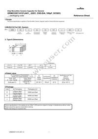 GRM0335C1H101JA01J Datasheet Cover