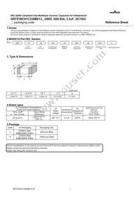 GRT21BC81C335ME13L Datasheet Cover