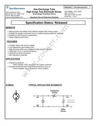 GTCN28-231M-P15-FS Datasheet Cover