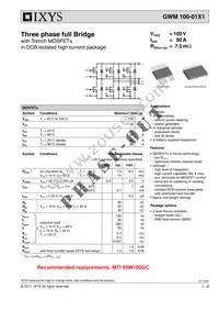 GWM100-01X1-SMD Datasheet Cover