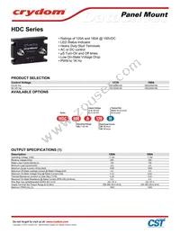HDC200A160H Datasheet Cover