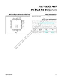 ICL7106C/D Datasheet Page 13