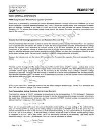 IR3087MPBF Datasheet Page 17