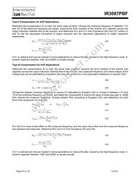 IR3087MPBF Datasheet Page 20