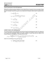 IR3087MPBF Datasheet Page 21