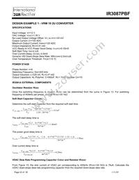 IR3087MPBF Datasheet Page 22