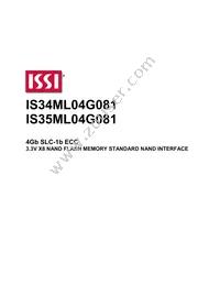 IS34ML04G081-TLI-TR Datasheet Cover