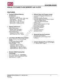 IS34ML04G081-TLI-TR Datasheet Page 2