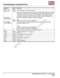 IS43DR16160A-5BBLI-TR Datasheet Page 4