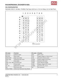 IS43DR16160A-5BBLI-TR Datasheet Page 5