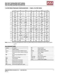 IS61NLF12836A-7.5TQI Datasheet Page 7