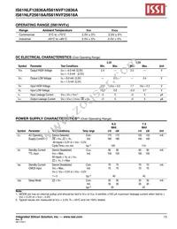 IS61NLF12836A-7.5TQI Datasheet Page 13