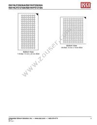 IS61NLF25636A-7.5B2I-TR Datasheet Page 3