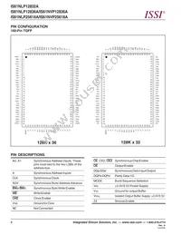 IS61NLP12832A-200TQLI Datasheet Page 8