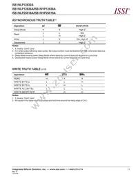 IS61NLP12832A-200TQLI Datasheet Page 11