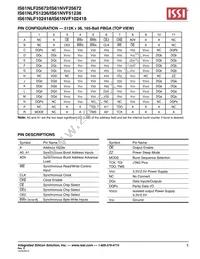 IS61NVF51236-7.5B3I Datasheet Page 5