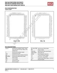 IS61NVF51236-7.5B3I Datasheet Page 7