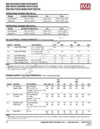 IS61NVF51236-7.5B3I Datasheet Page 12