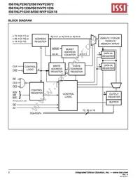 IS61NVP51236-250B3I Datasheet Page 2