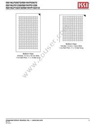 IS61NVP51236-250B3I Datasheet Page 3