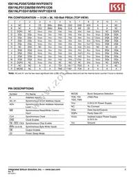 IS61NVP51236-250B3I Datasheet Page 5