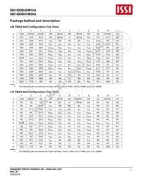 IS61QDB42M18A-333M3LI Datasheet Page 2