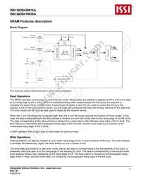 IS61QDB42M18A-333M3LI Datasheet Page 4