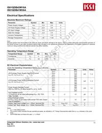 IS61QDB42M18A-333M3LI Datasheet Page 13