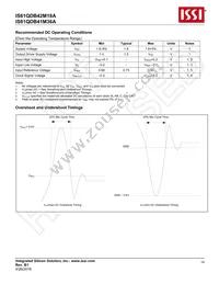 IS61QDB42M18A-333M3LI Datasheet Page 14