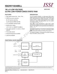 IS62WV10248BLL-55BI-TR Datasheet Cover