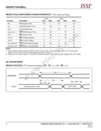 IS62WV10248BLL-55BI-TR Datasheet Page 6