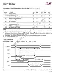 IS62WV10248BLL-55BI-TR Datasheet Page 8