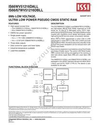 IS66WV51216DBLL-70TLI-TR Datasheet Cover