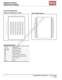 IS66WV51216DBLL-70TLI-TR Datasheet Page 2