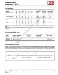 IS66WV51216DBLL-70TLI-TR Datasheet Page 3