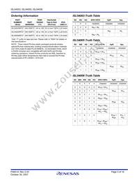 ISL54006IRTZ-T Datasheet Page 3