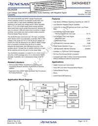 ISL54208IRZ-T Datasheet Cover