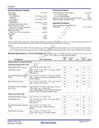 ISL54208IRZ-T Datasheet Page 3