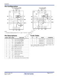 ISL54216IRUZ-T7A Datasheet Page 2