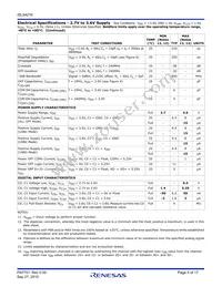 ISL54216IRUZ-T7A Datasheet Page 5