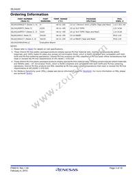 ISL54220IUZ-T Datasheet Page 3