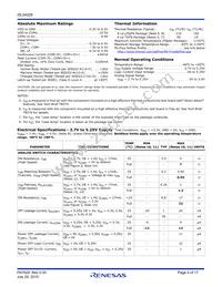 ISL54228IRUZ-T7A Datasheet Page 4