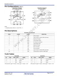 ISL54410IRUZ-T Datasheet Page 3