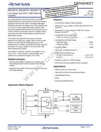 ISL54417IRUZ-T Datasheet Cover